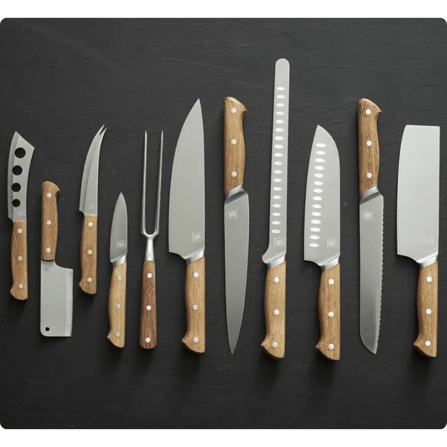 Morsø Knivsæt 4 dele, Foresta, brødkniv 33 cm, kok